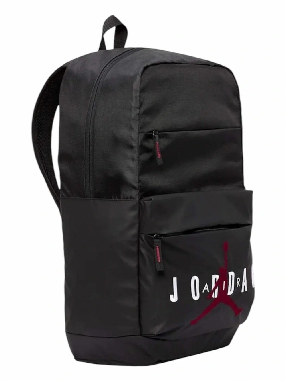 NEW Nike Air Jordan Bag Jump Man Embroidered Backpack 15” Black Red CASE 9A0408